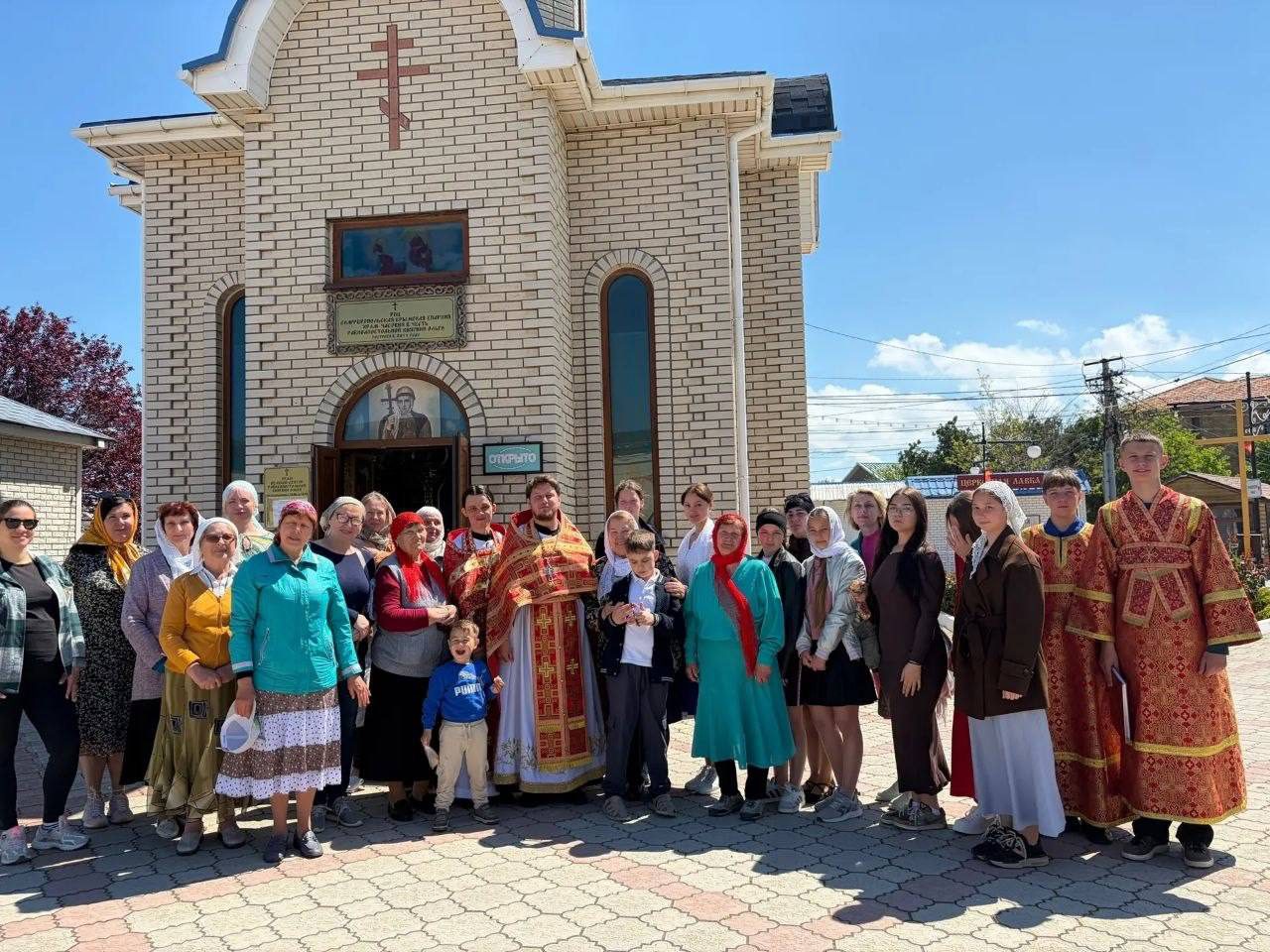 Литургия в селе Межводное