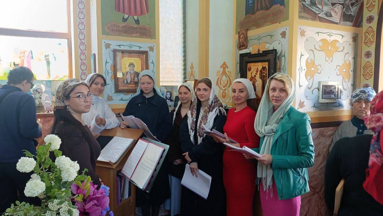 Литургия в селе Межводное